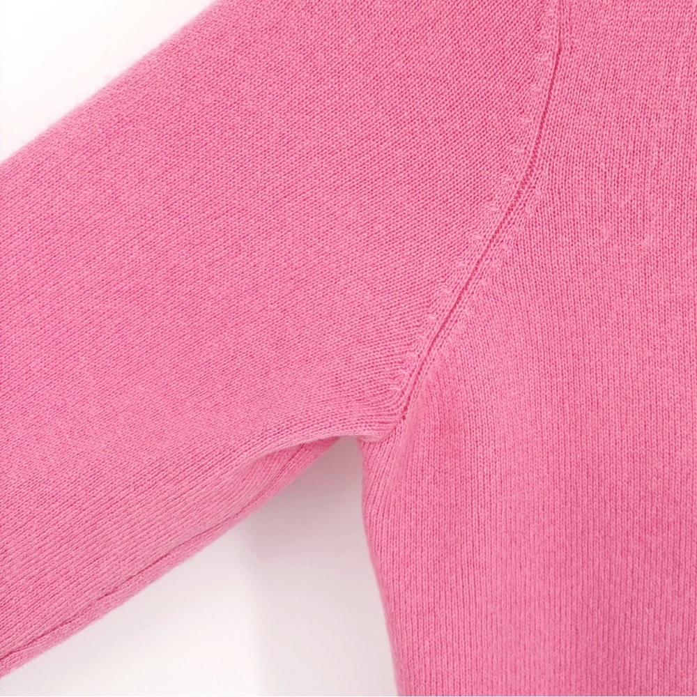 MICHAEL KORS | 100% Cashmere V-Neck Sweater in Pink | Sz M - Picture 5 of 9